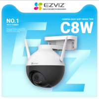 Camera EZVIZ C8PF (Quay quét Wifi 2MP ngoài trời, ống kính kép, loa + mic, zoom 8x)